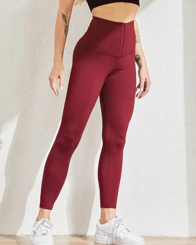 2023 Waist Trainer Leggings Body Shaping Sweat Sauna Pants Fitness Gym Shapewear Pants