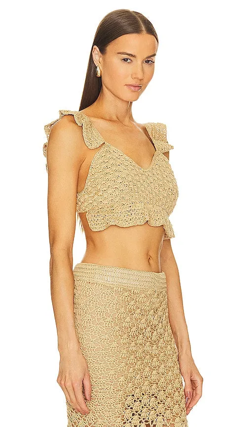 AYNI Moral Top in Tan
