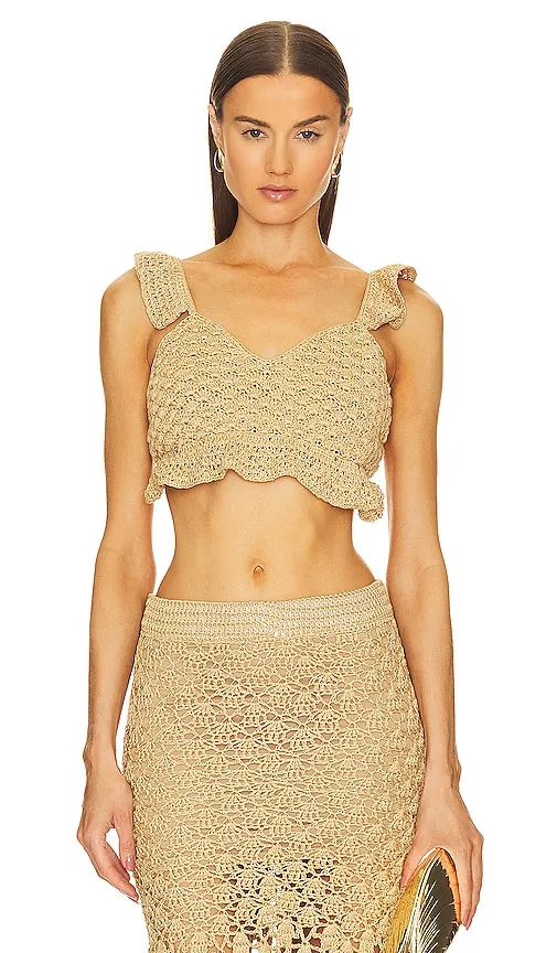AYNI Moral Top in Tan