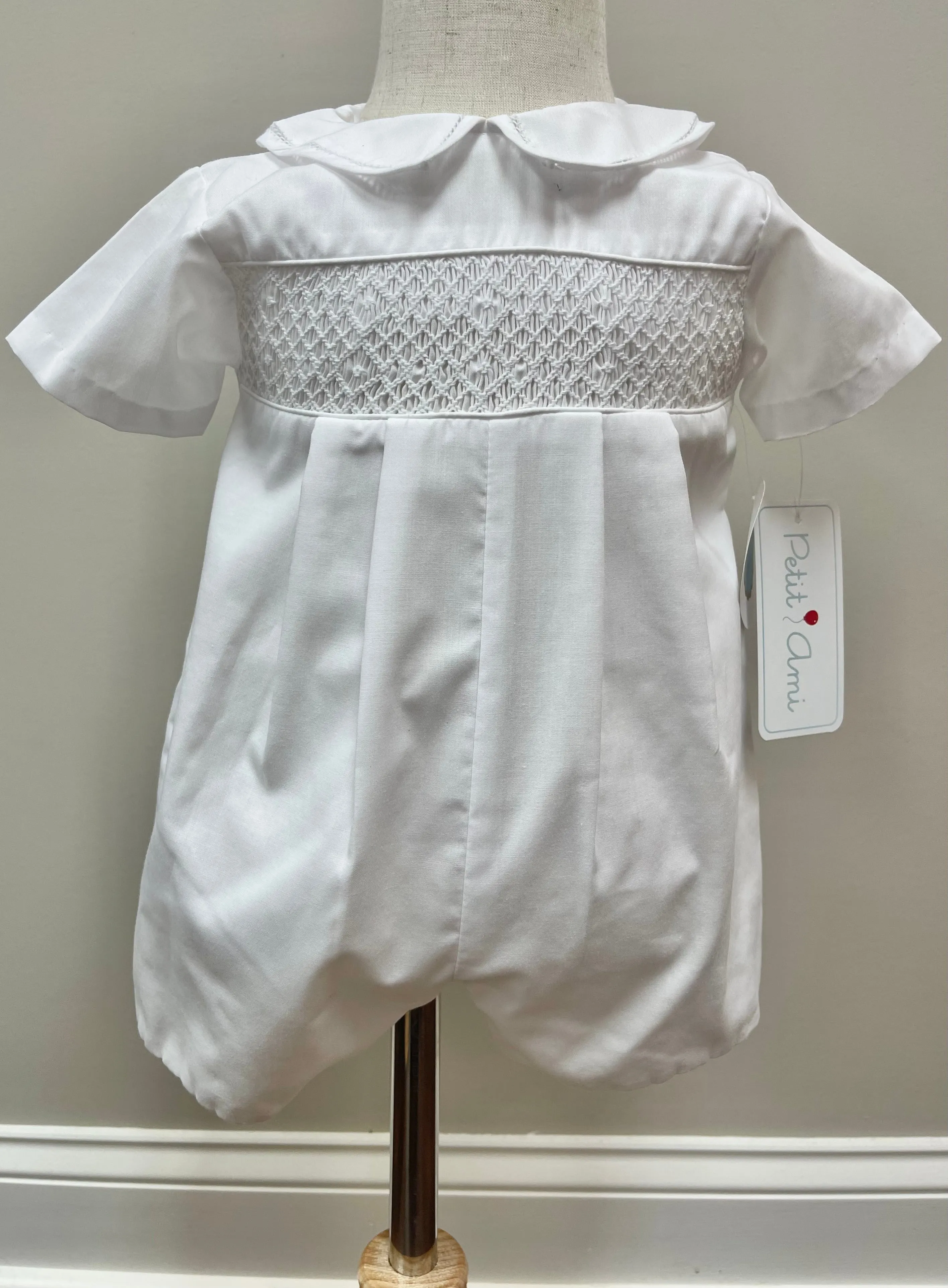 Diamond Smocked Romper