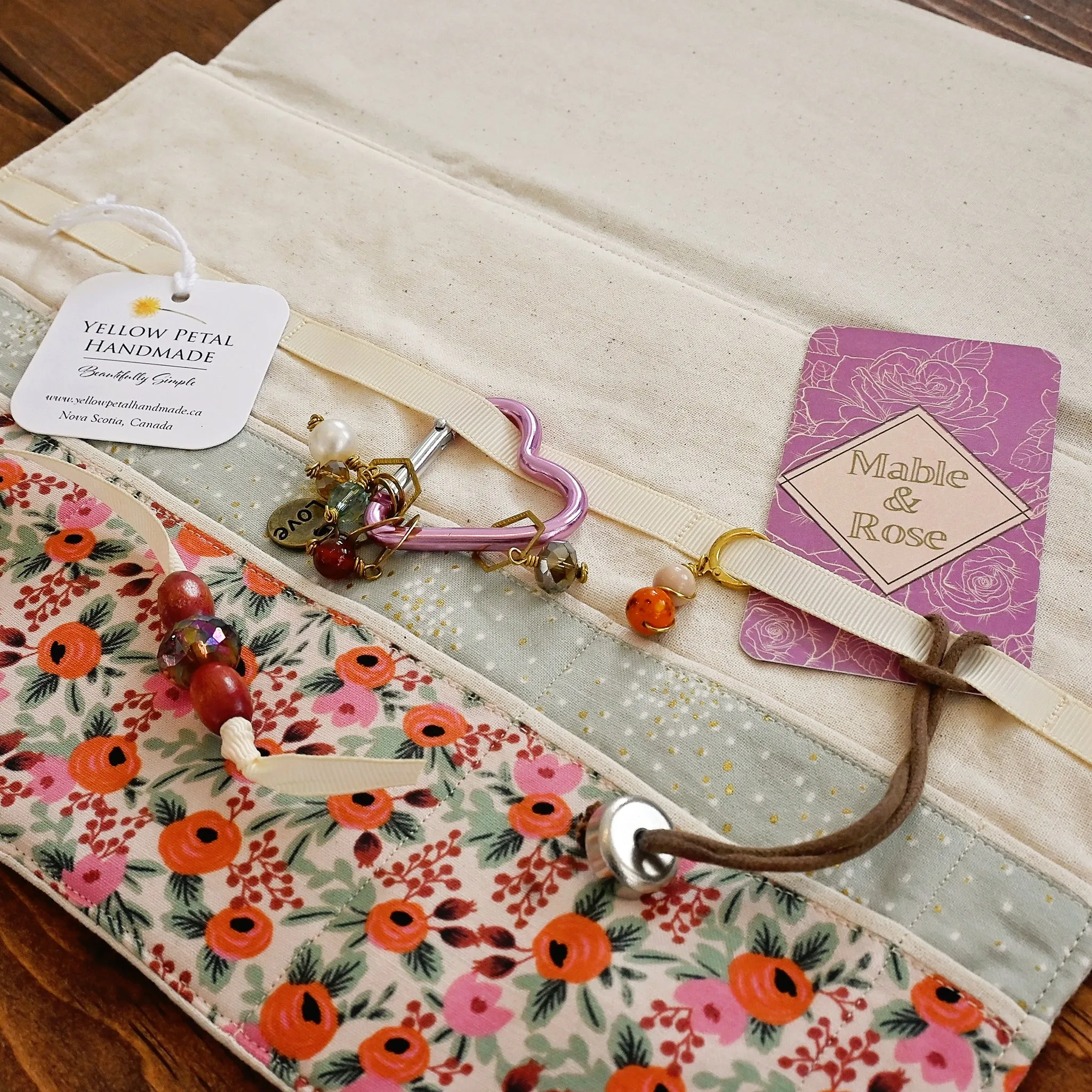 Get It Together Wrap in Natural Rosa - A Collaboration with Mable and Rose Handmade