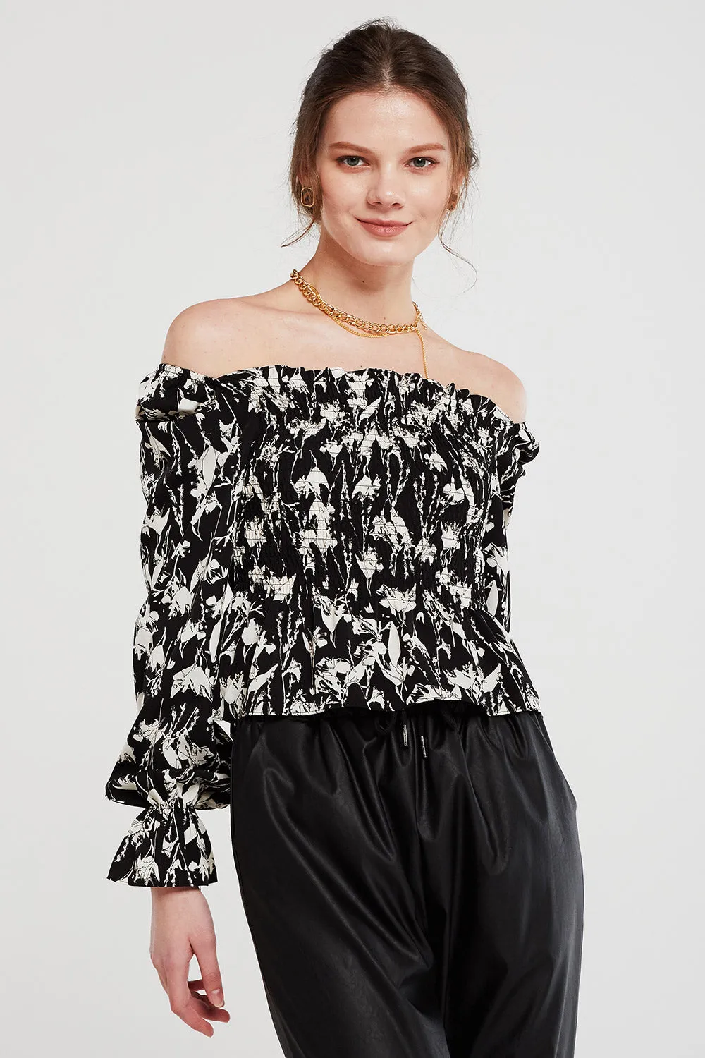 Hadley Floral Smocked Top