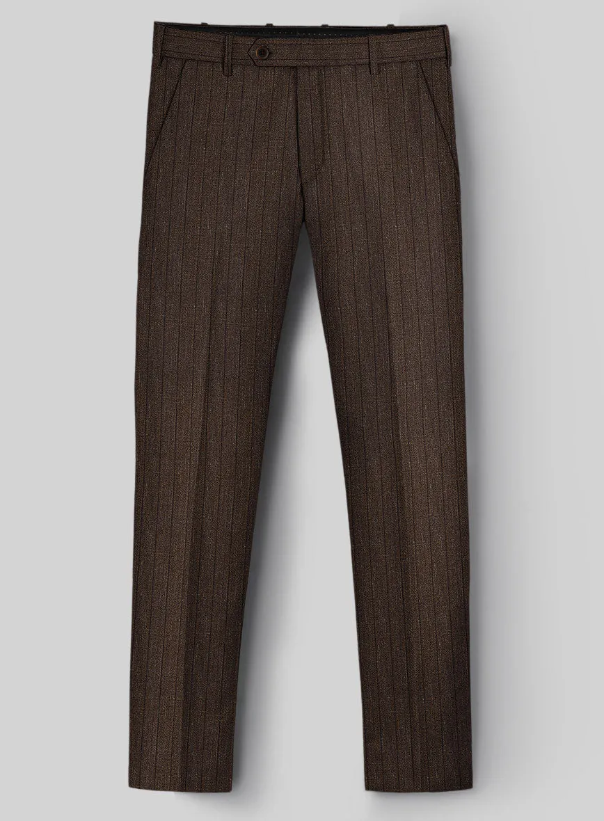 Italian Wool Silk Linen Olegario Pants