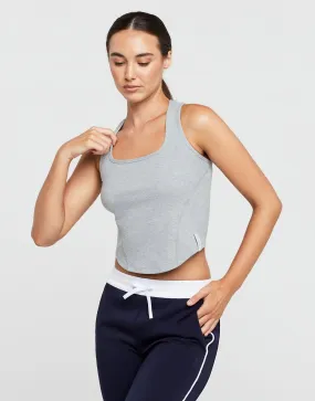 JODIE Sport Tank - Grey Marle