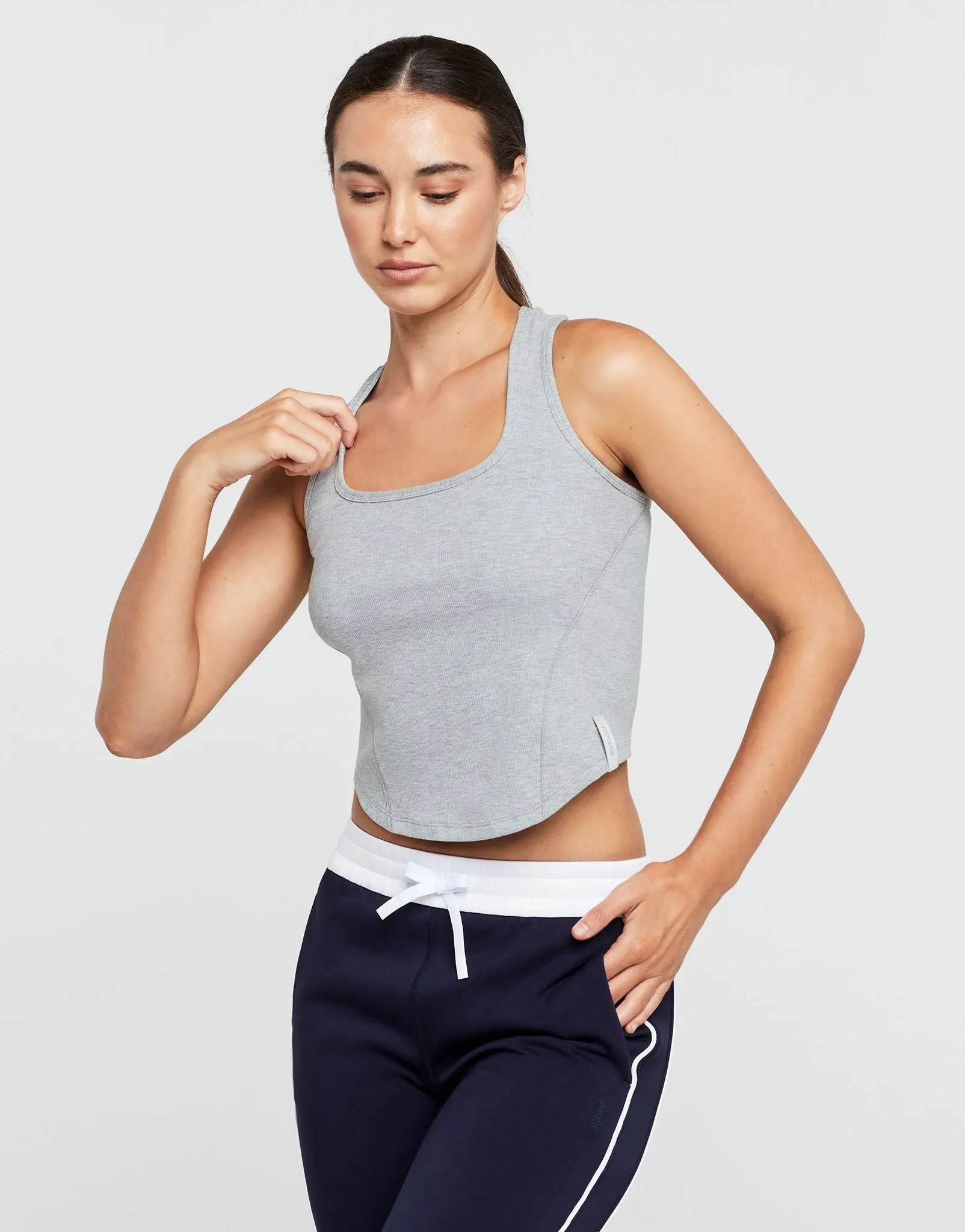 JODIE Sport Tank - Grey Marle