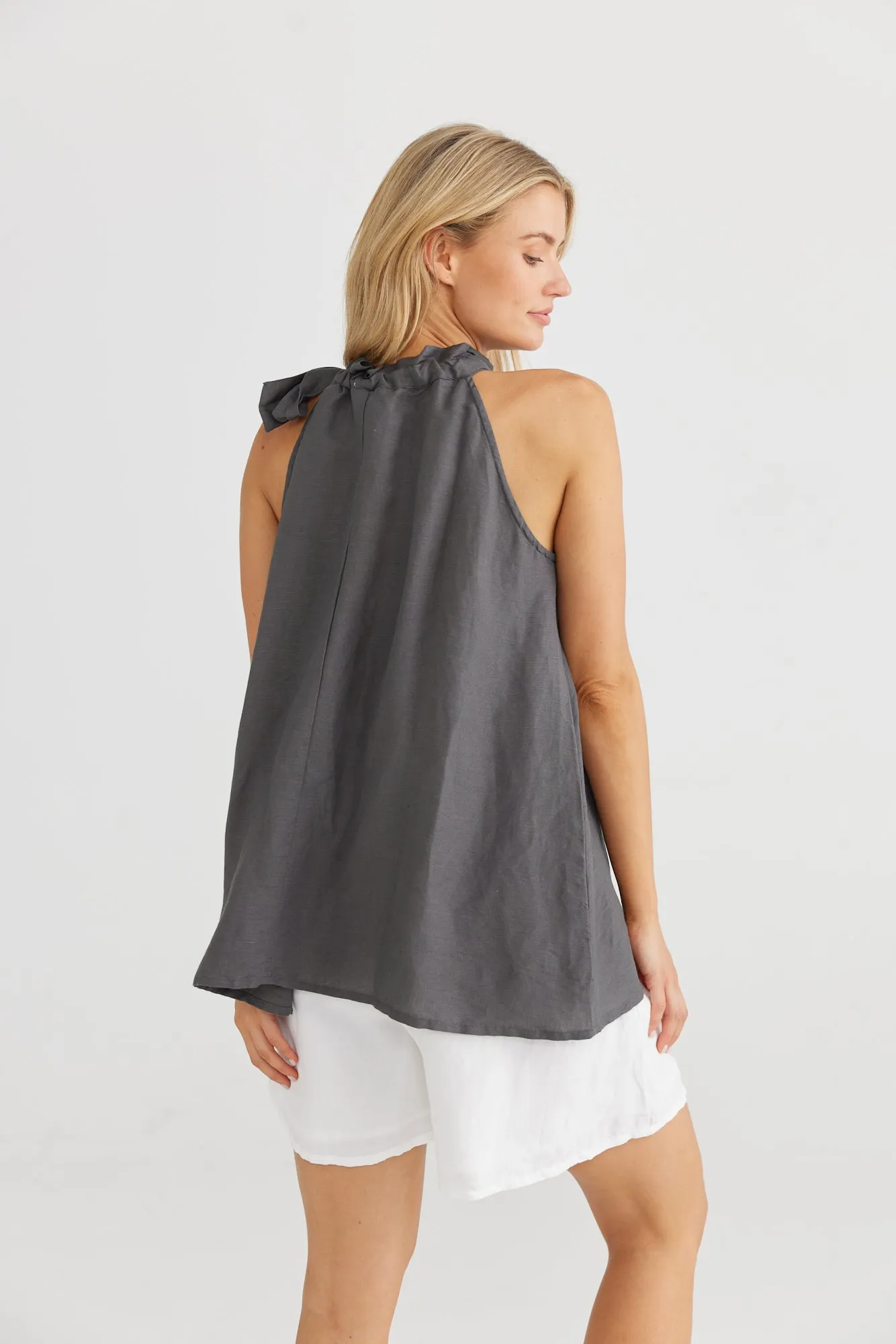 Lucia Top in Charcoal