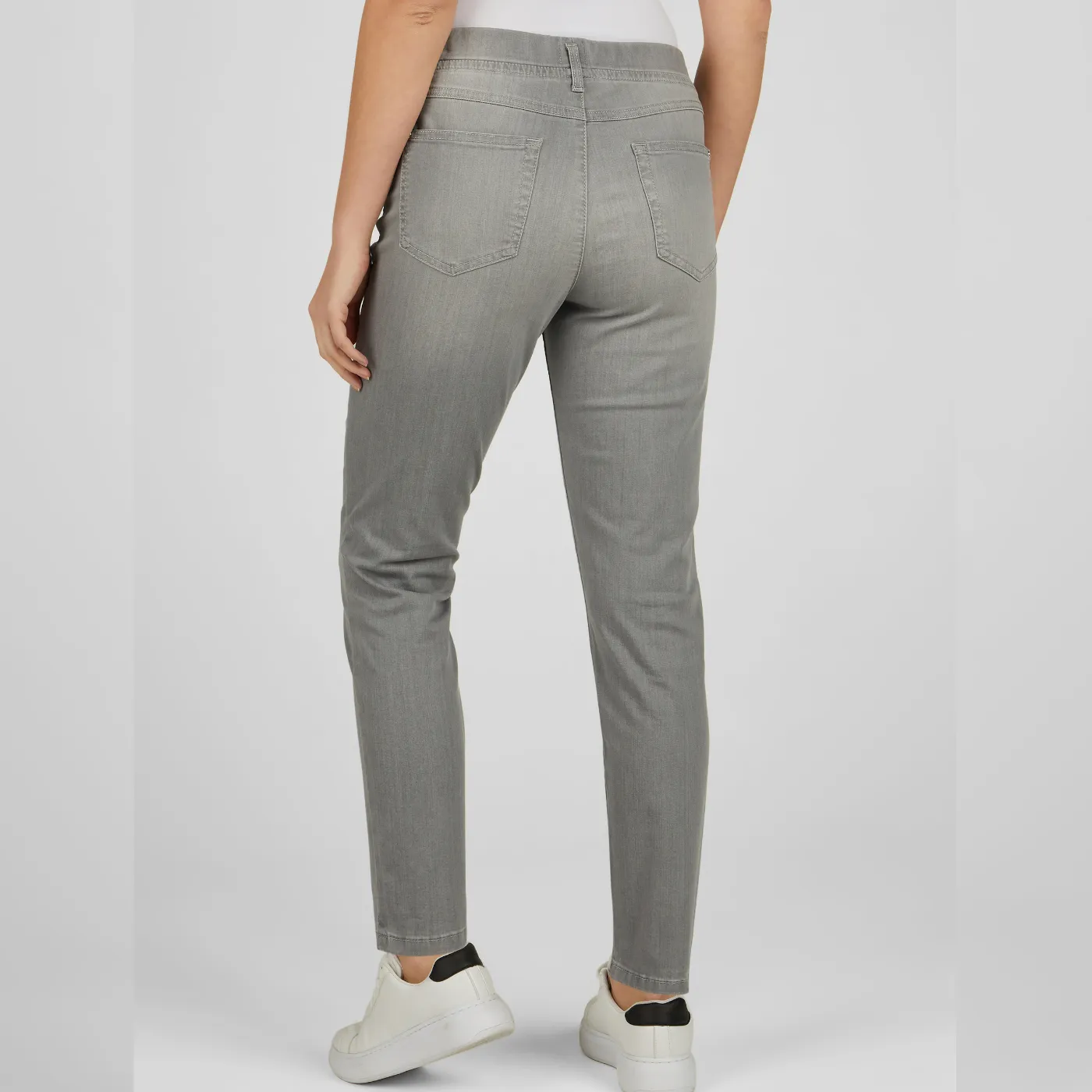 Rabe Denim Skinny Trousers | Grey