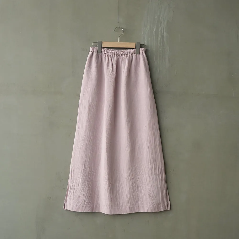 RAYON LINEN TIGHT SKIRT