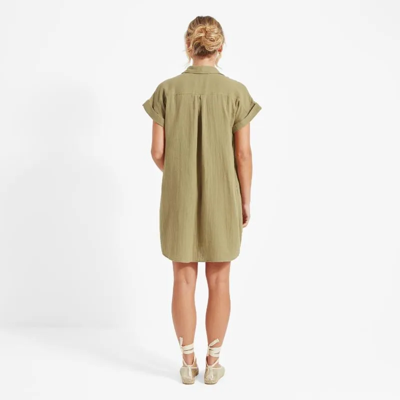 Schoffel Olive Dress - Light Khaki Green