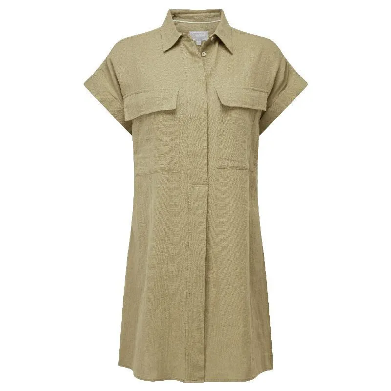 Schoffel Olive Dress - Light Khaki Green