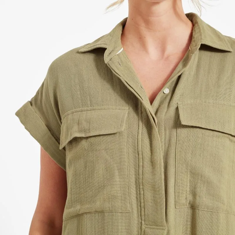 Schoffel Olive Dress - Light Khaki Green
