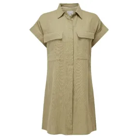 Schoffel Olive Dress - Light Khaki Green