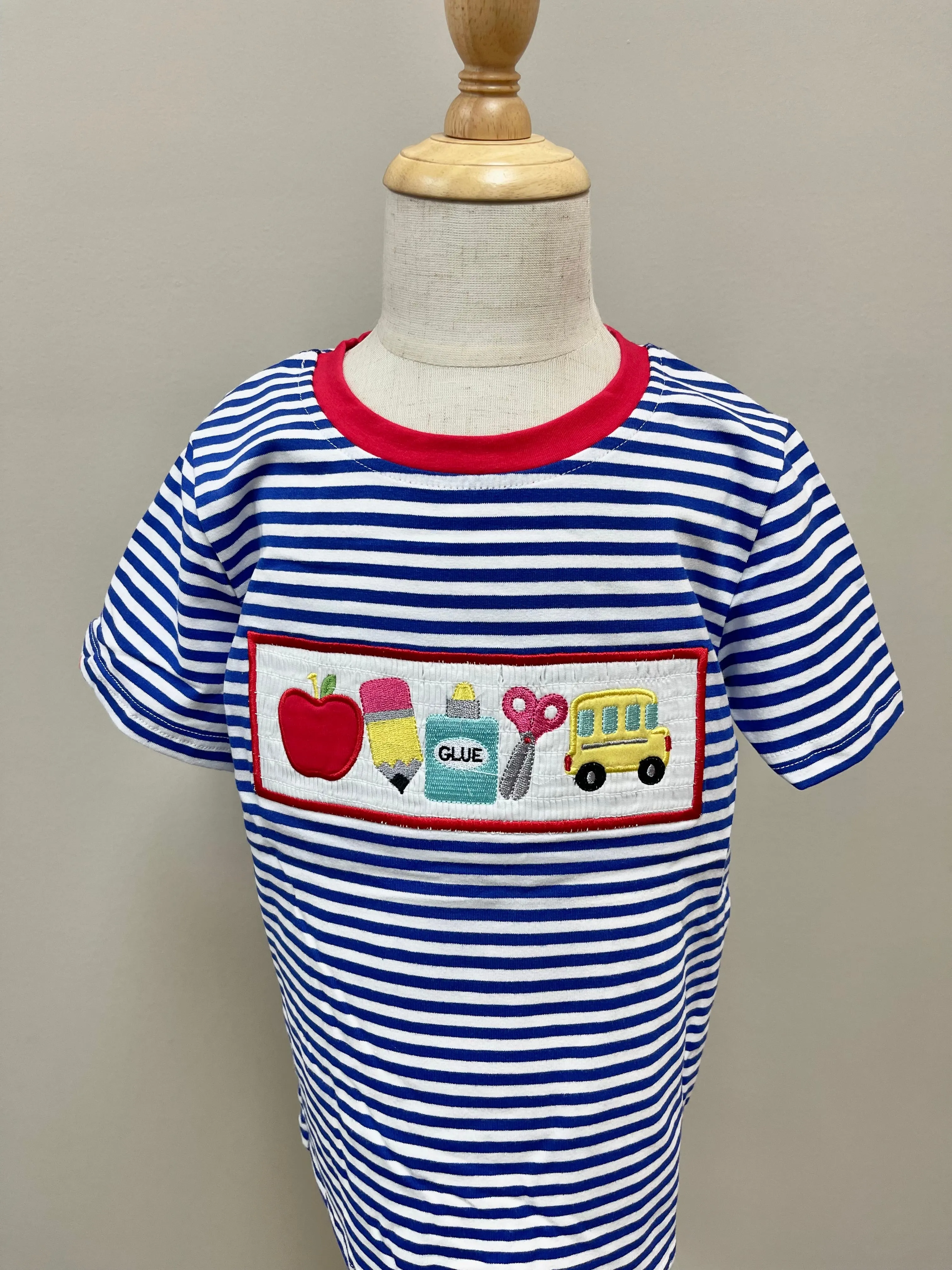 Smocked Back To School Tee