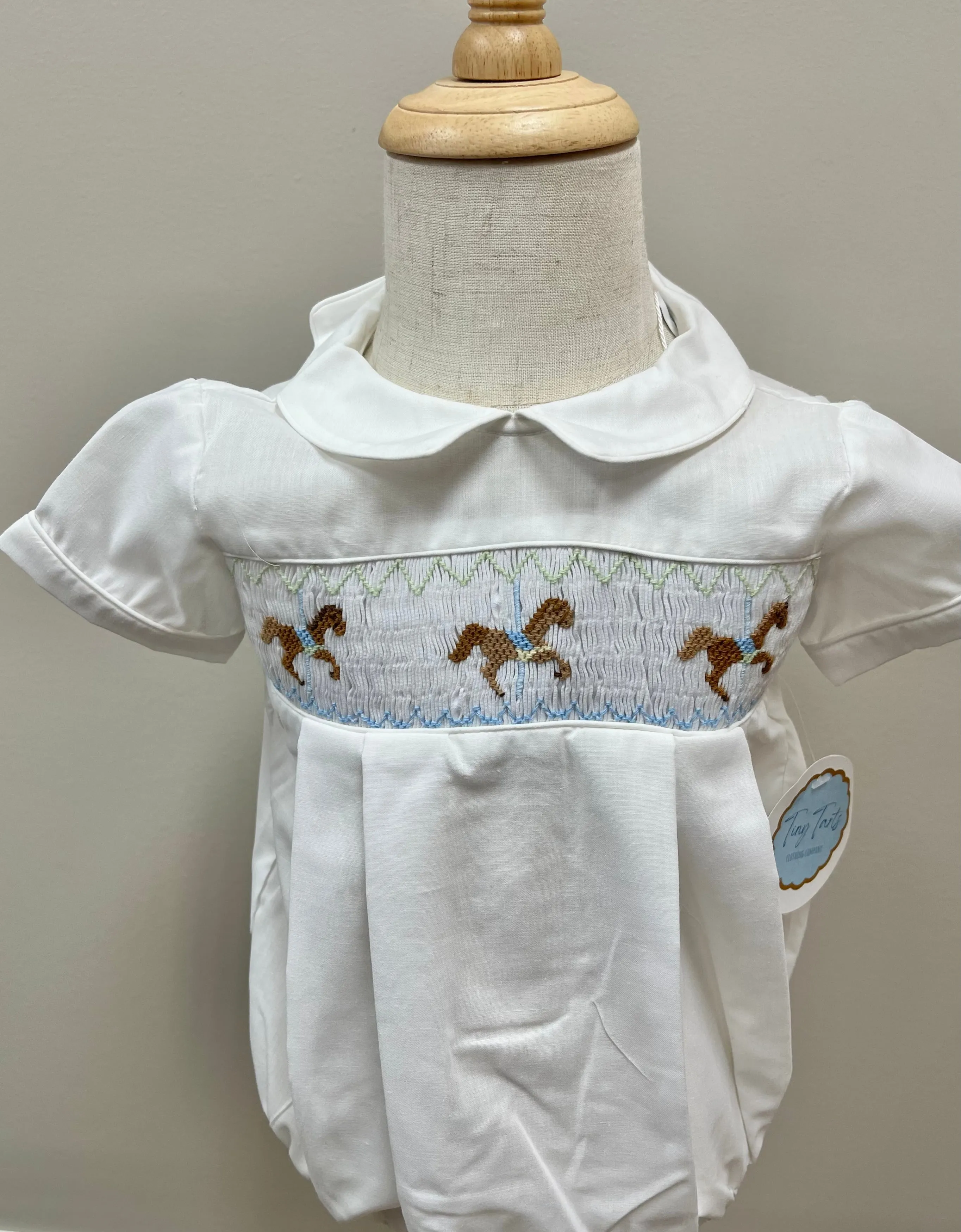 Smocked Carousel Bubble