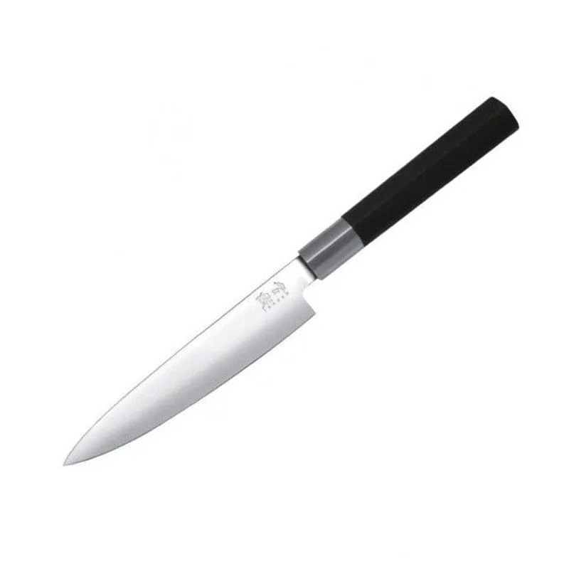 Wasabi Black Utility Knife 5.91 inch - KAI