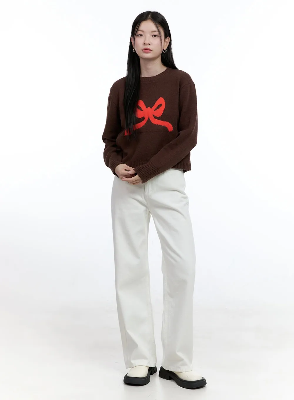Wide-Fit Cotton Trousers OO429