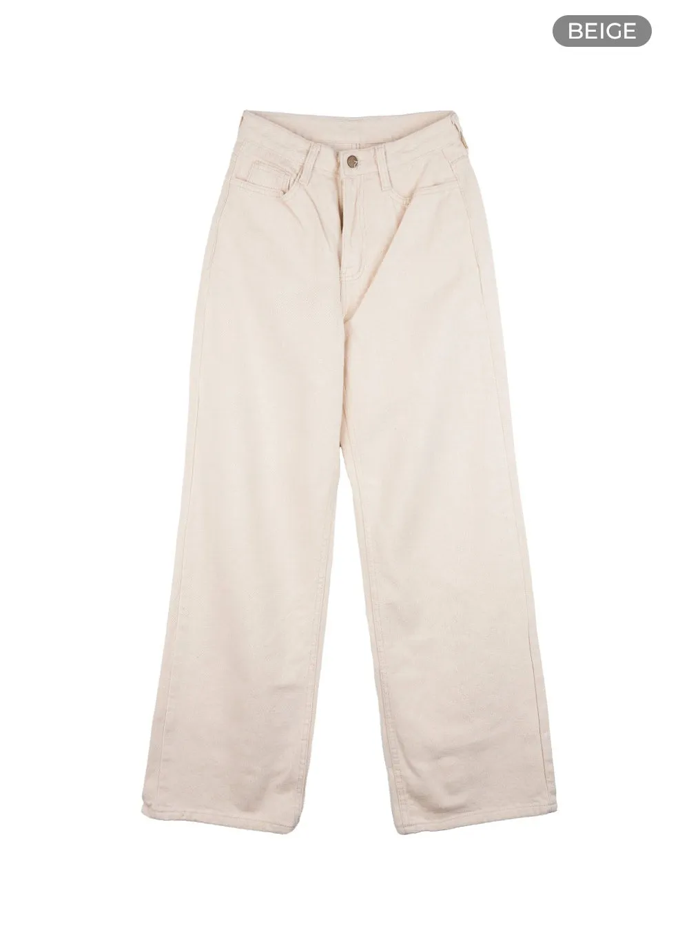 Wide-Fit Cotton Trousers OO429