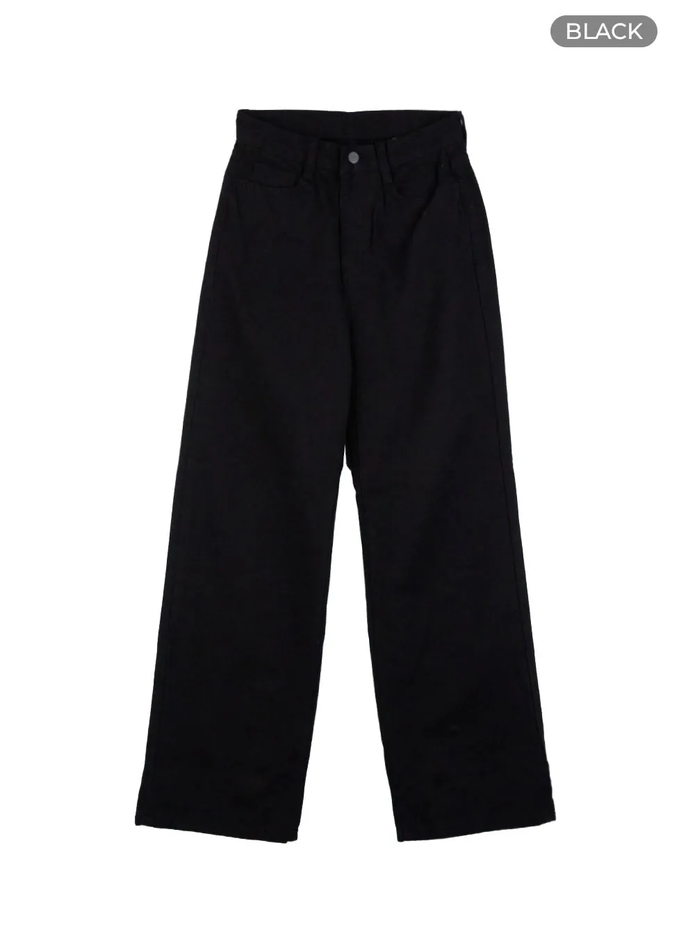 Wide-Fit Cotton Trousers OO429
