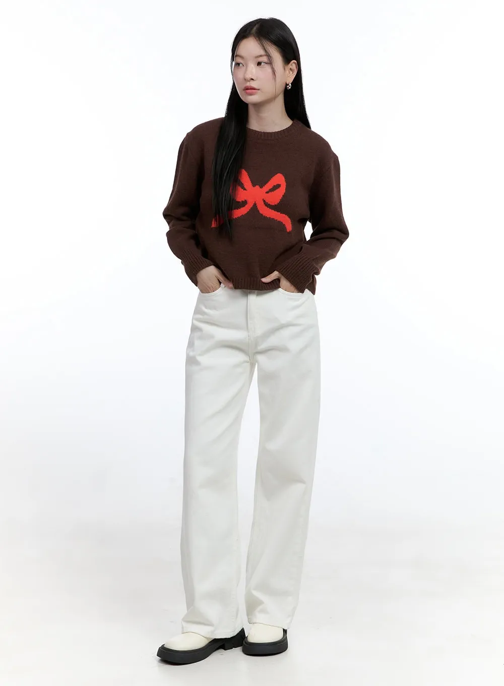Wide-Fit Cotton Trousers OO429