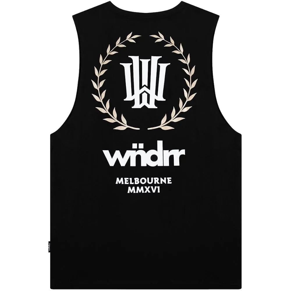 WNDRR Emperor Muscle Top - Black