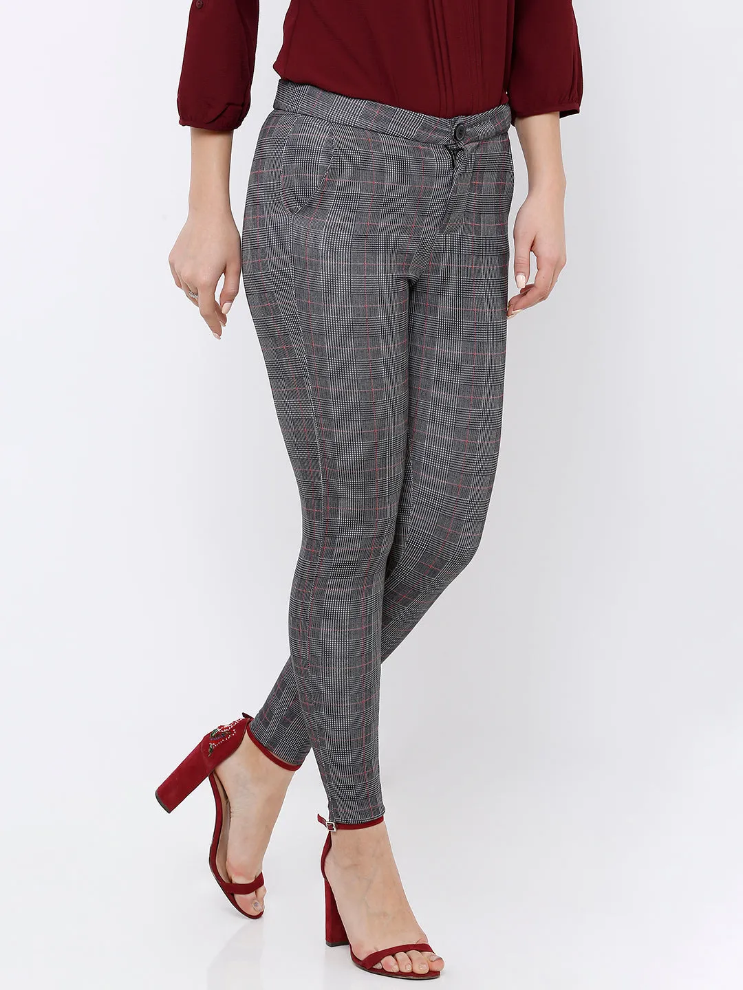 Women High-Rise Skinny Fit Tregging