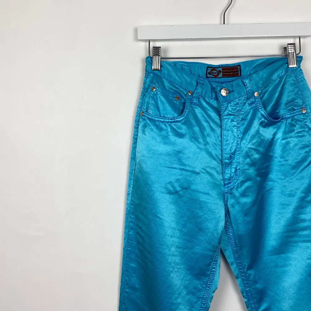 Y2K Turquoise Trousers - XXS/XS